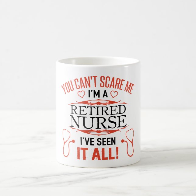 Funny Remüde Nurse Kaffeetasse (Mittel)