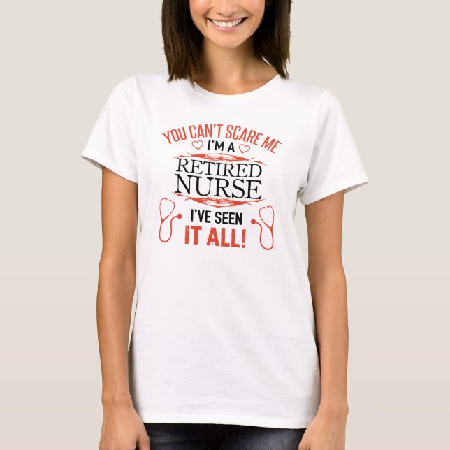 Funny Remüde Nurse T-Shirt (Vorderseite)