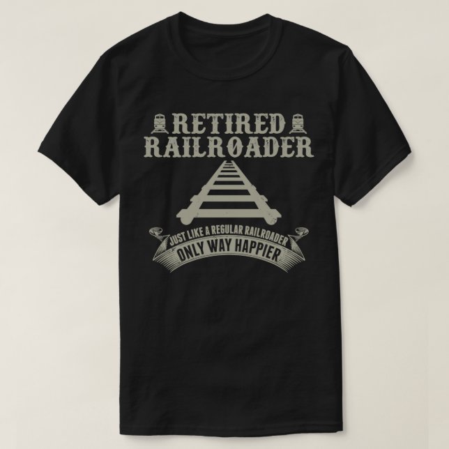 Funny Remüder Bahngleiser Grafische Eisenbahn Lieb T-Shirt (Design vorne)