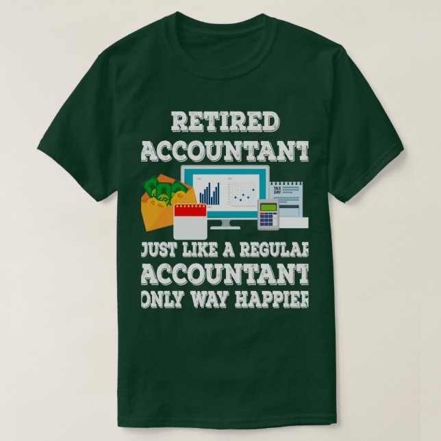Funny Remütant Spaß Accounting CPA Reti T-Shirt (Design vorne)