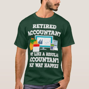 Funny Remütant Spaß Accounting CPA Reti T-Shirt
