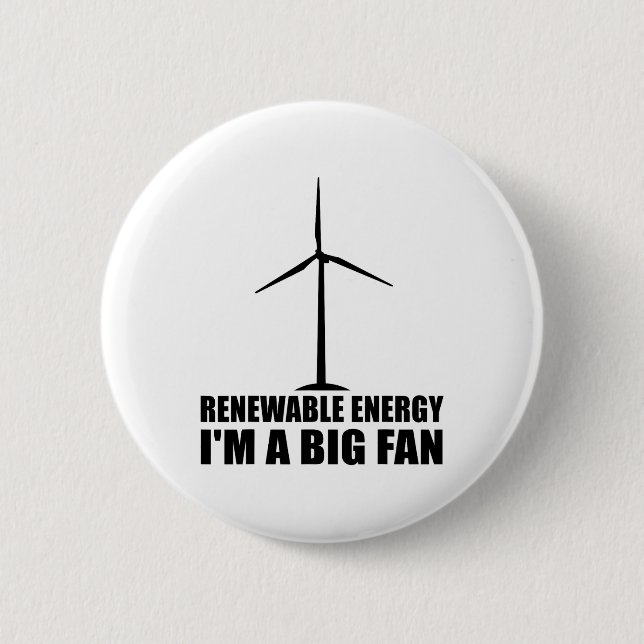 Funny Renewable Energy Environmental Gift Cool Win Button (Vorderseite)