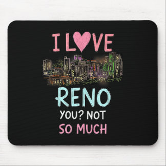 Funny Reno Nevada Night Skyline Vintager Tank Top_ Mousepad