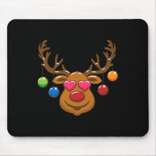 Funny Rentier Weihnachtsoutfit Familie Kinder Jung Mousepad