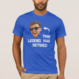 Funny Rentirement Foto Diese Legende ermüdet T-Shirt