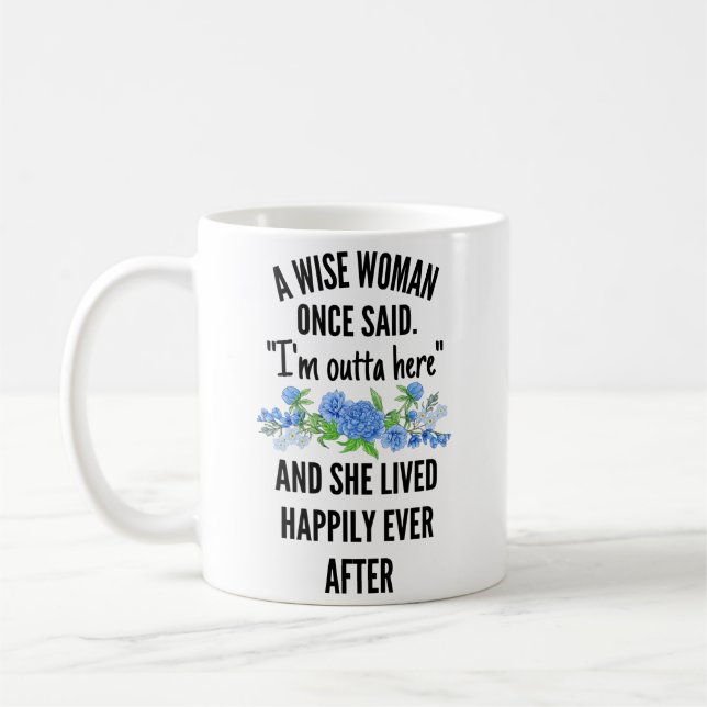 Funny Rentirement Geschenk für Frauen aus Kollegen Kaffeetasse (Links)
