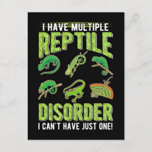 Funny Reptile Gecko Lizard Lover Postkarte