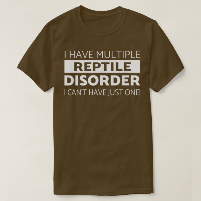 Funny Reptile Lovers Lizard Snake Clever Geschenk  T-Shirt (Design vorne)