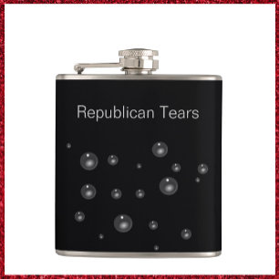 Funny republican tears flask flachmann