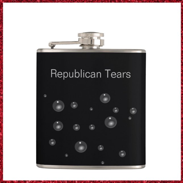 Funny republican tears flask flachmann (Von Creator hochgeladen)