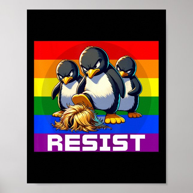 Funny Resist Tariffs Protest Groovy Men Women 4th  Poster (Vorne)