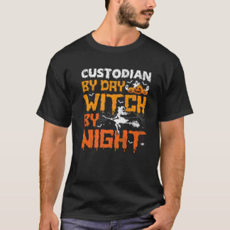 Funny Respiratory Therapist by Day Hexe by Night T-Shirt