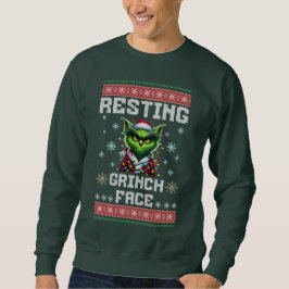 Funny Restharinch Face Ugly Weihnachten Sweatshirt