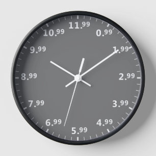 Funny Retail Work Clock - Business Retailer Joke Uhr