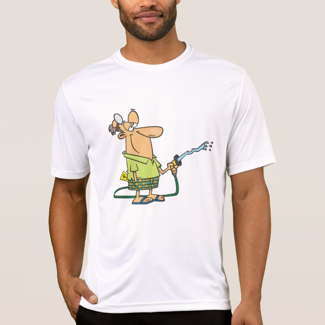 Funny Retired Doctor Gardening Garden Hose T-Shirt (Vorderseite)