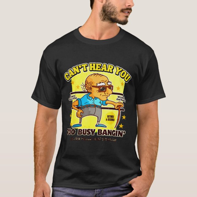 Funny Retirement Bold Inappropriate Funny Gag Gift T-Shirt (Vorderseite)
