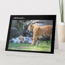 Funny Retirement Card, Schlaftiger Karte