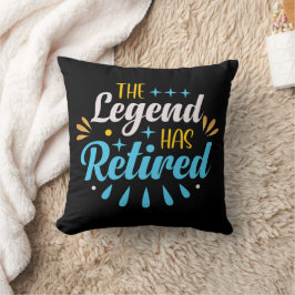 Funny Retirement Design Kissen