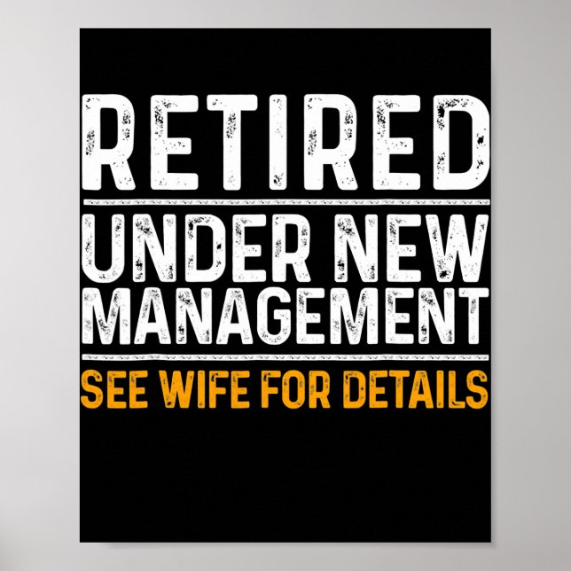Funny Retirement Design Männer Vater Retiring Part Poster (Vorne)
