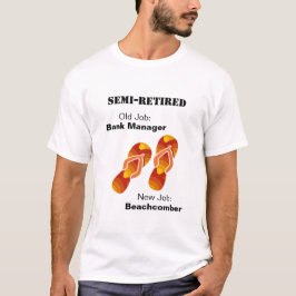 Funny Retirement Flip Flops Beachcomber T-Shirt