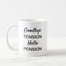 Funny Retirement Geschenk für die Tasse des Arbeit
