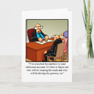 Funny Retirement Herzlichen Glückwunsch Grußkarte Karte