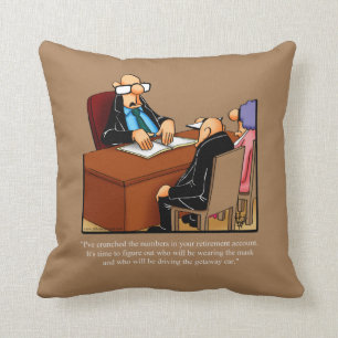 Funny Retirement Spaß Pillow Kissen