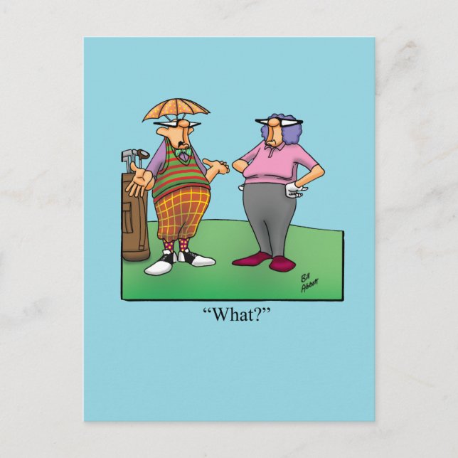 Funny Retirement Spaß Postcard "Spectickles" Postkarte (Vorderseite)