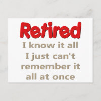 Funny Retirement Sprichwort