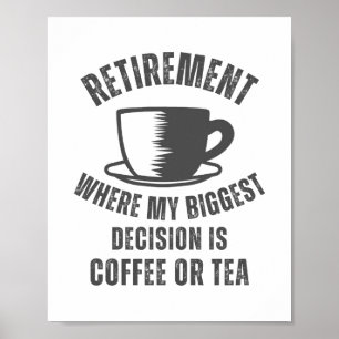 Funny Retirement Sprichwort   Ruhestand Poster