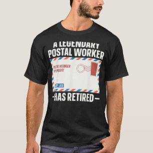 Funny Retirement to Shirt Legendary Remüde Posta