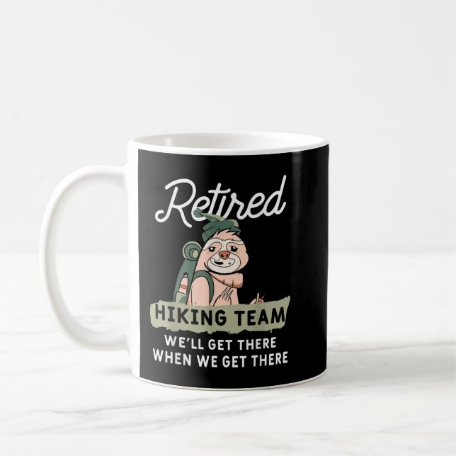 Funny Retirement Wanderangebot für einen Retiree-P Kaffeetasse (Links)
