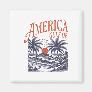 Funny Retro 2025 Grunge Design, Golf von US Amerik Magnet