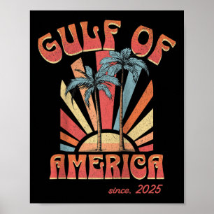 Funny Retro 2025 Grunge Design, Golf von US Amerik Poster