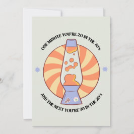 Funny Retro 70er Feiertagskarte