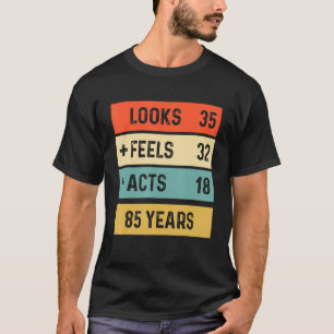 Funny Retro 85. Geburtstag 85 Jahre alt Geboren 19 T-Shirt