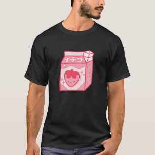 Funny Retro 90S Japanisch Kawaii Strawberry Milk S T-Shirt