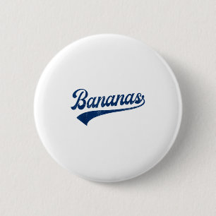 Funny Retro Bananas Shirts Niedlich Banana Geschen Button