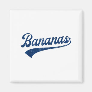 Funny Retro Bananas Shirts Niedlich Banana Geschen Magnet