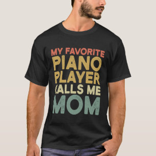 Funny Retro Band Mama Piano Mama Marching Band Lie T-Shirt