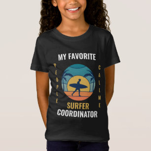 Funny Retro Beach Surfer Koordinator T-Shirt