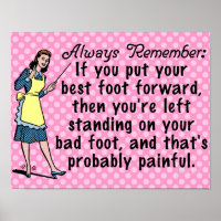 Funny Retro Beste Foot Demotivation
