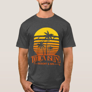 Funny Retro Bohica Island Resort and Wellness-Cent T-Shirt