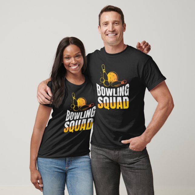 Funny Retro Bowling Squad Team T - Shirt (Unisex)