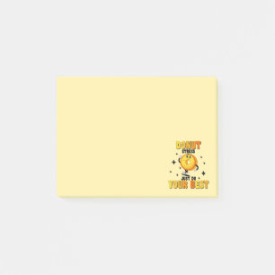 Funny Retro Donut motivierend Zitat Post-it Klebezettel
