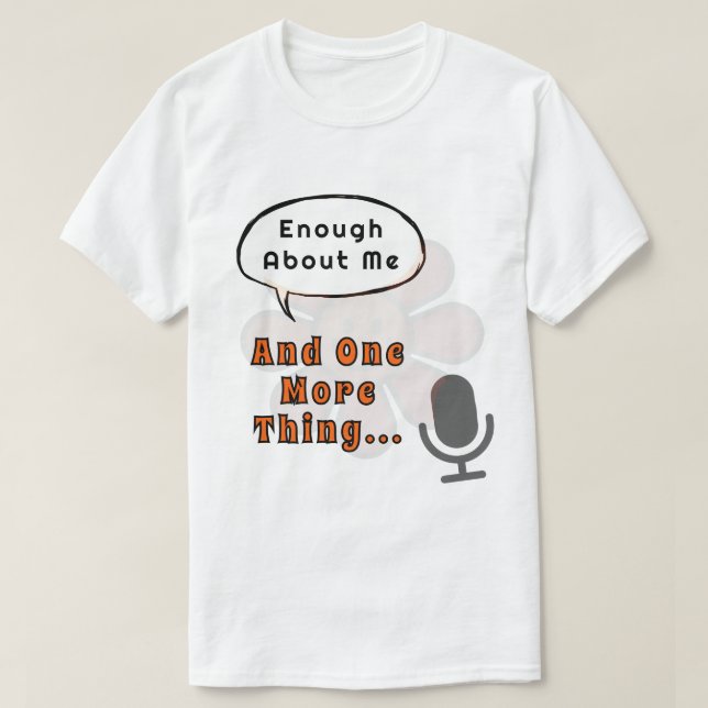 Funny Retro erzählt genug über mich und noch eins T-Shirt (Design vorne)