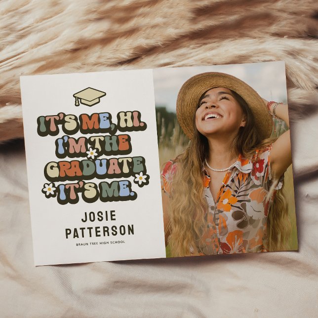 Funny Retro Foto Abschluss Ankündigung (Von Creator hochgeladen)