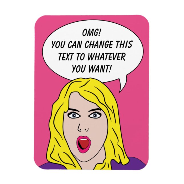 FUNNY RETRO FRAMAN Custom Magnet (Vertikal)