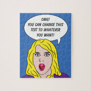 FUNNY RETRO FRAMAN Custom Puzzle