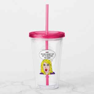 FUNNY RETRO FRAMAN-Zoll Acryltrinkbecher